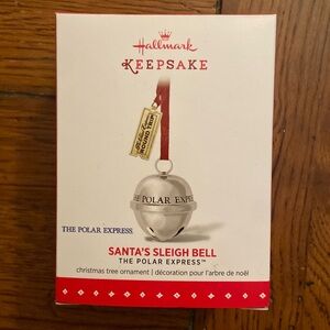 2015 Hallmark “Santa’s Sleigh Bell” The Polar Express Keepsake Ornament